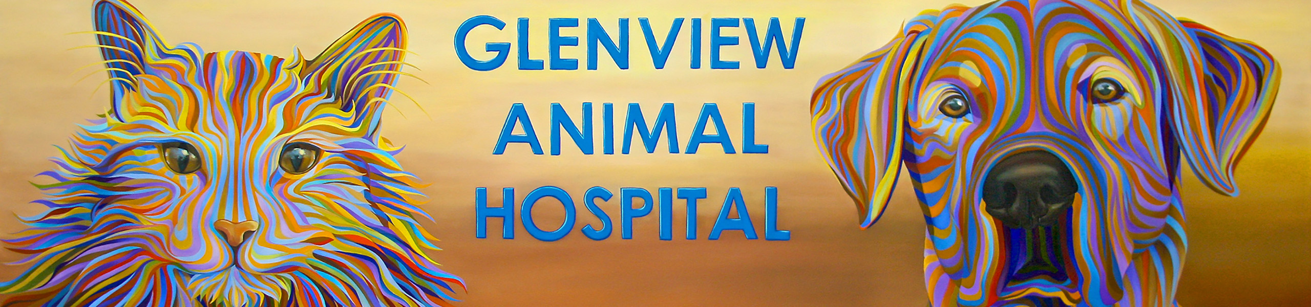 Glenview Animal Hospital Painting